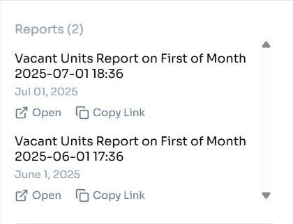 Report snapshot